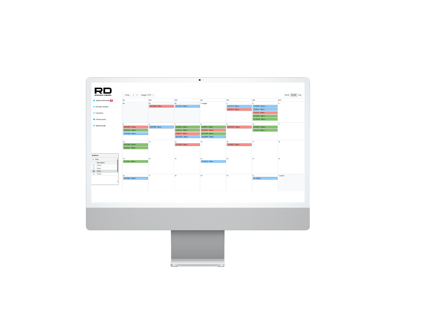 easyBook, calendario e pianificazione degli appuntamenti